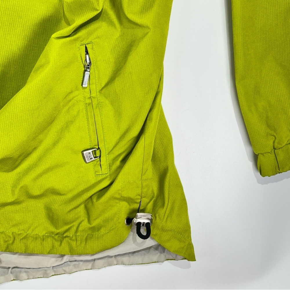 Nils Anorak Pullover Utility Nylon Hooded Jacket Green Size 14 - Picture 6 of 15